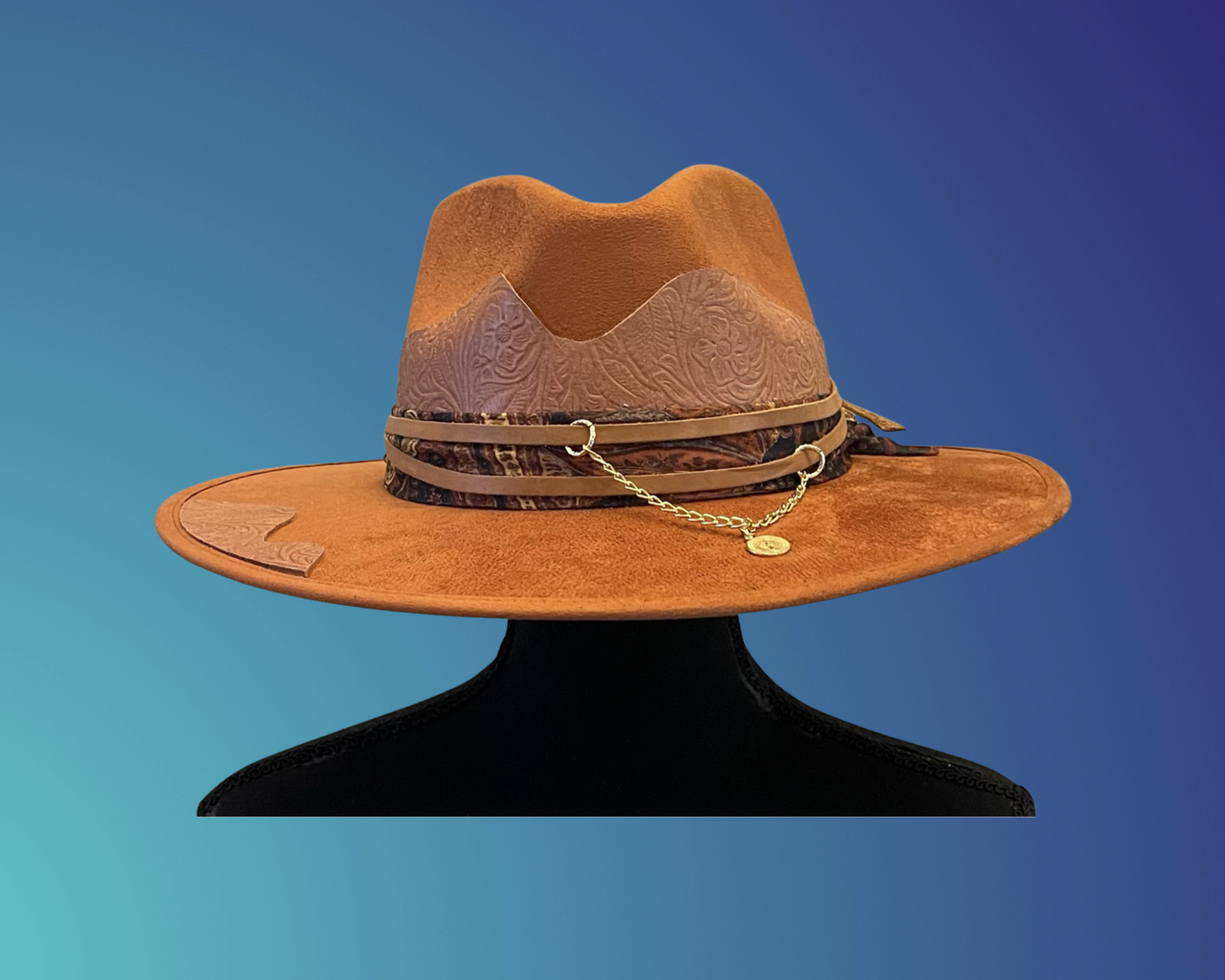 ScarFace Leather Fedora