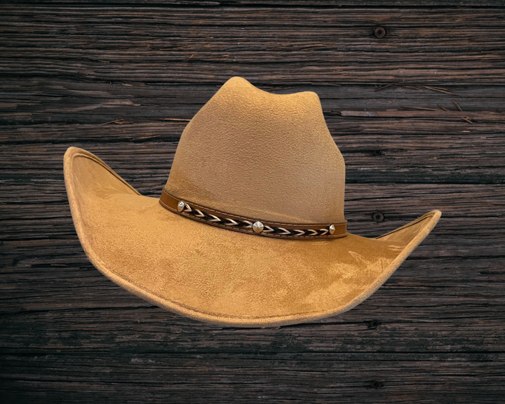Chihuahua Cowboy Vegan Suede Hat