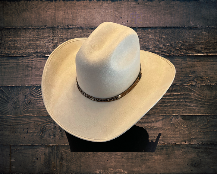 Chihuahua Cowboy Vegan Suede Hat