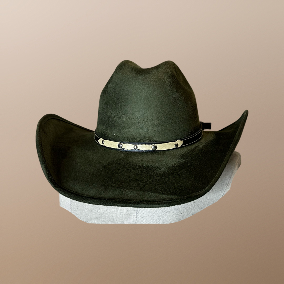 Chihuahua Cowboy Vegan Suede Hat