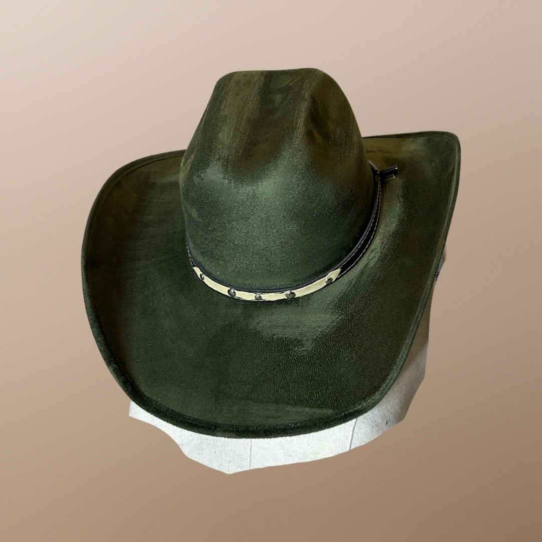 Chihuahua Cowboy Vegan Suede Hat