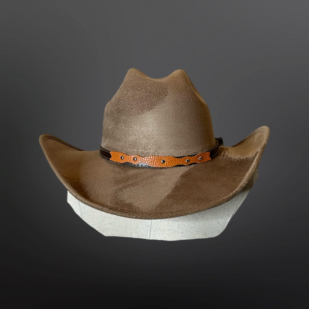 Chihuahua Cowboy Vegan Suede Hat