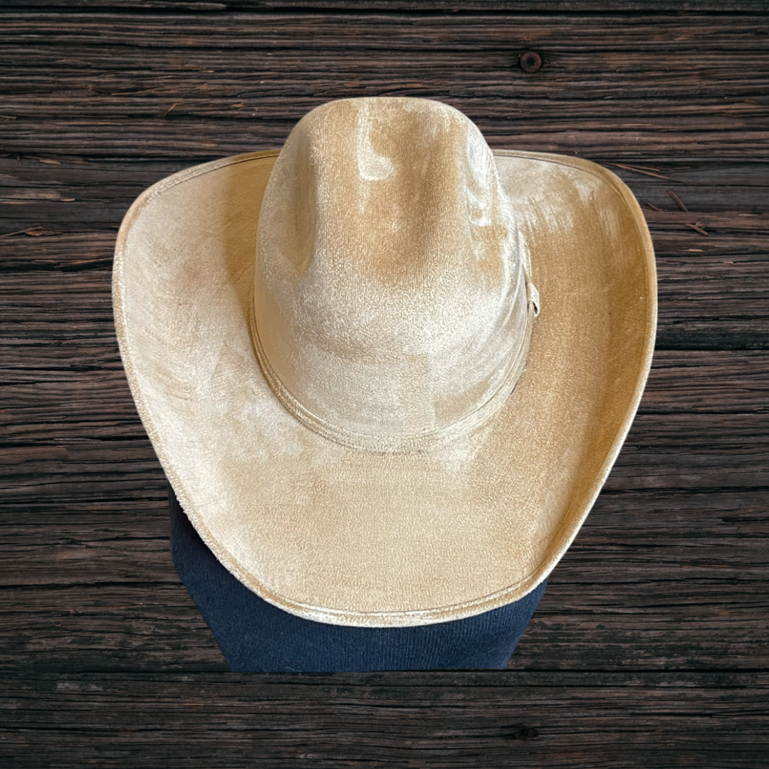 Chihuahua Cowboy Vegan Suede Hat