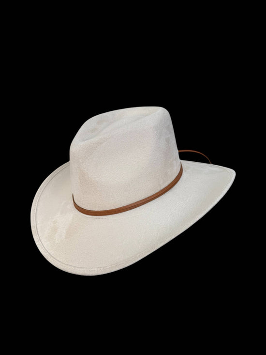 Faux Sued hat accessories-W
