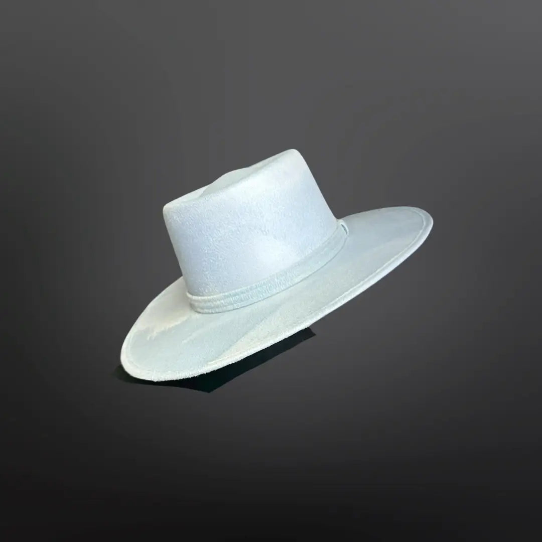 Crown Vegan Suede Flat Brim