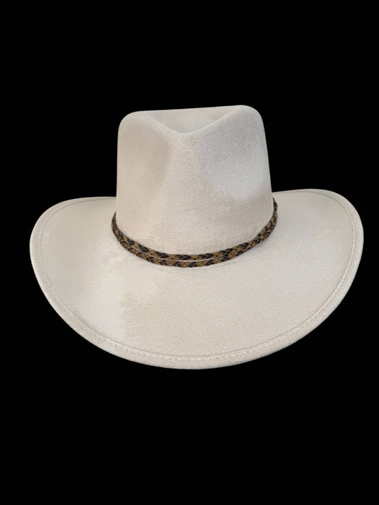 Faux Sued hat accessories-W