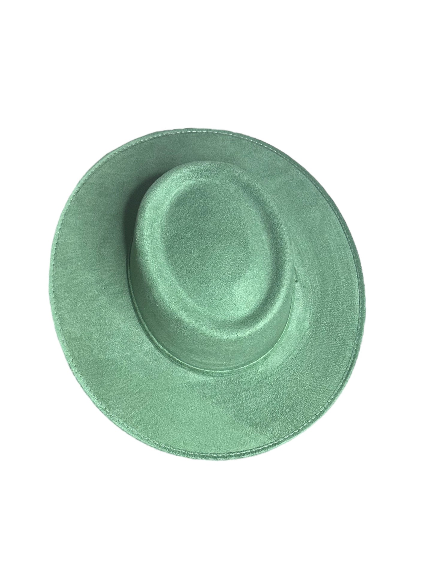Crown Vegan Suede Flat Brim