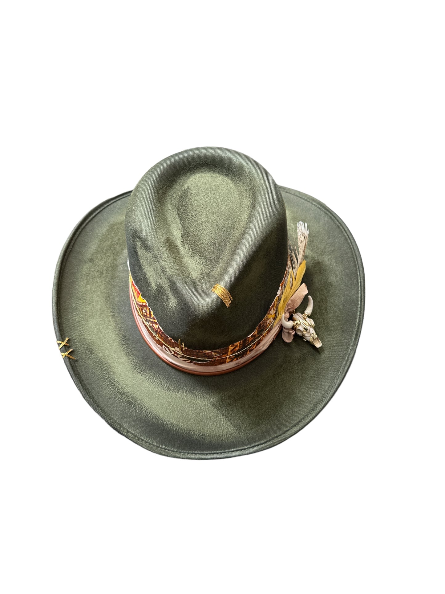 Golden Feather Billy Hat