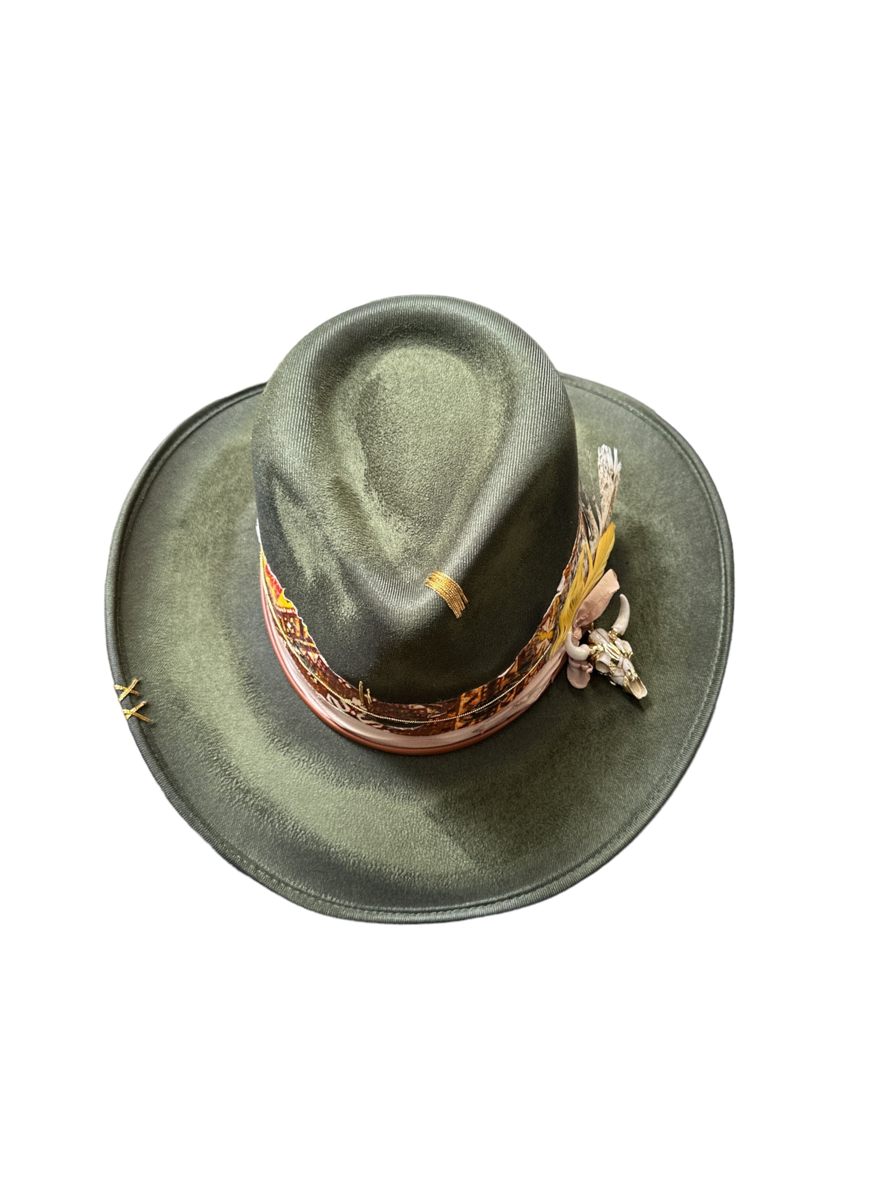Golden Feather Billy Hat