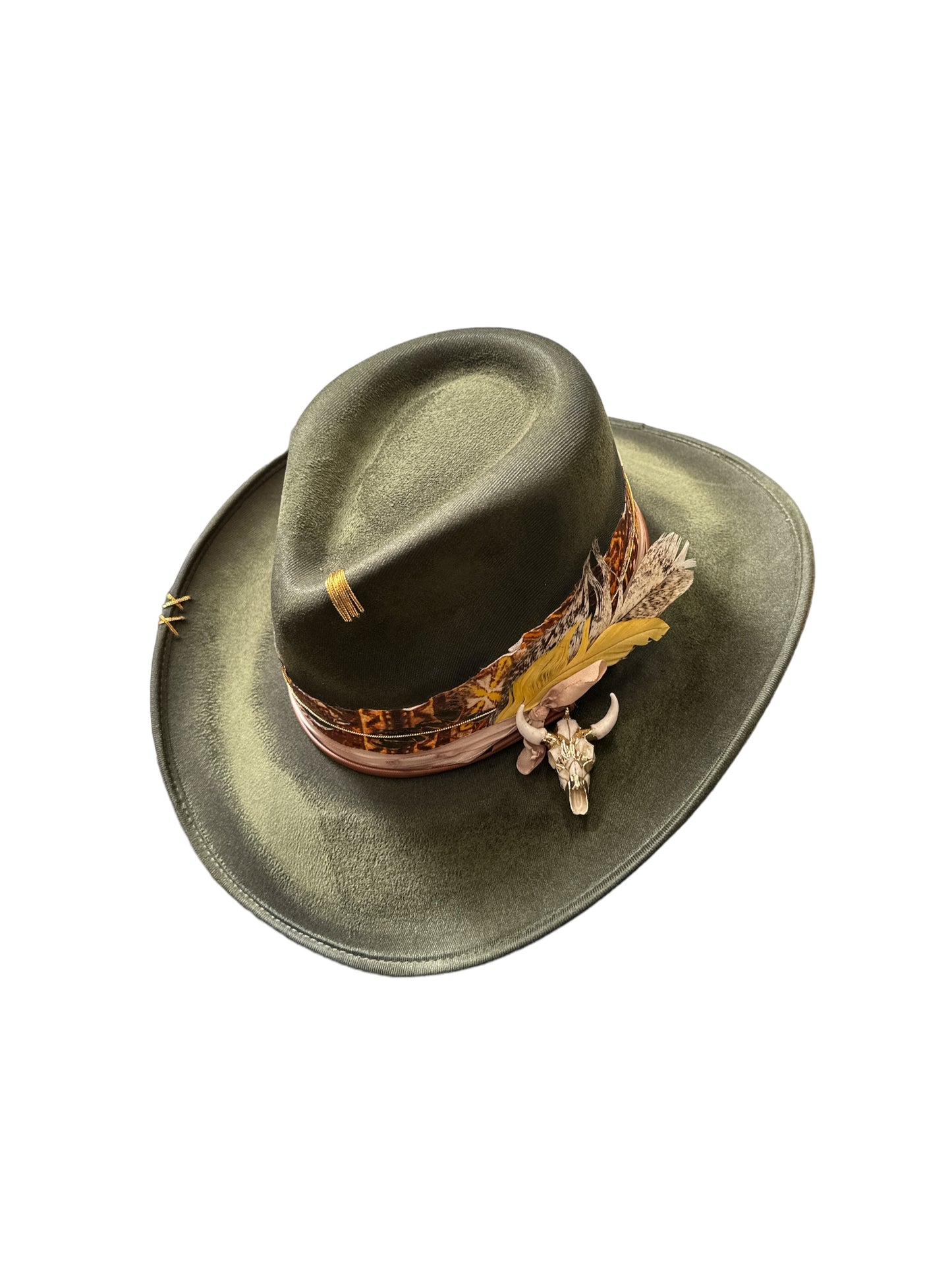 Golden Feather Billy Hat