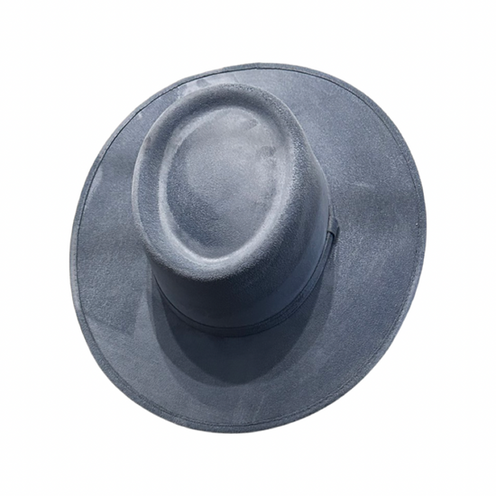 Crown Vegan Suede Flat Brim-W