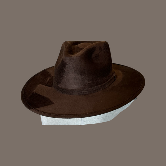 Rancher Vegan Suede Hat - W
