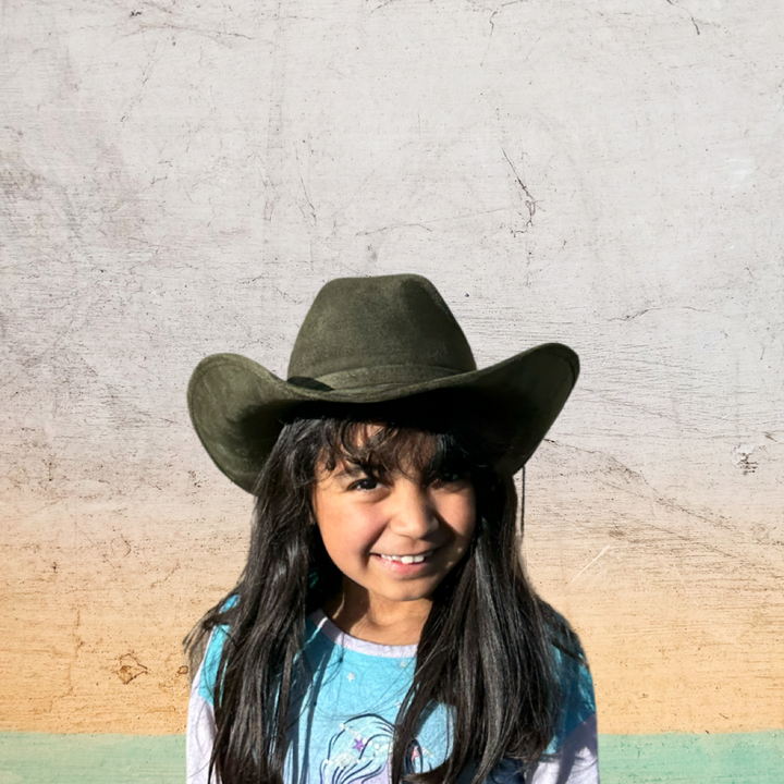Kids Chihuahua Cowboy Vegan Suede W