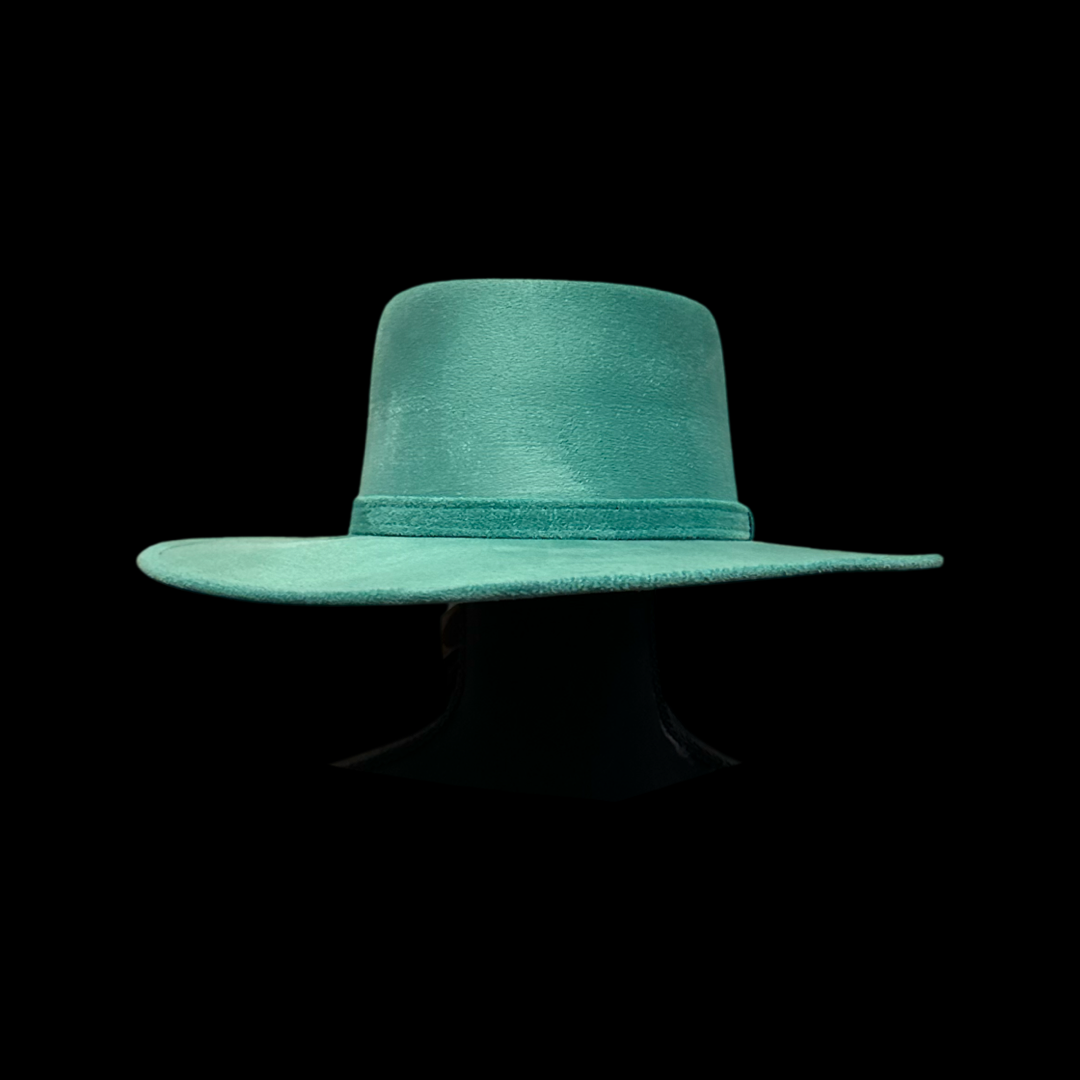 Crown Vegan Suede Flat Brim