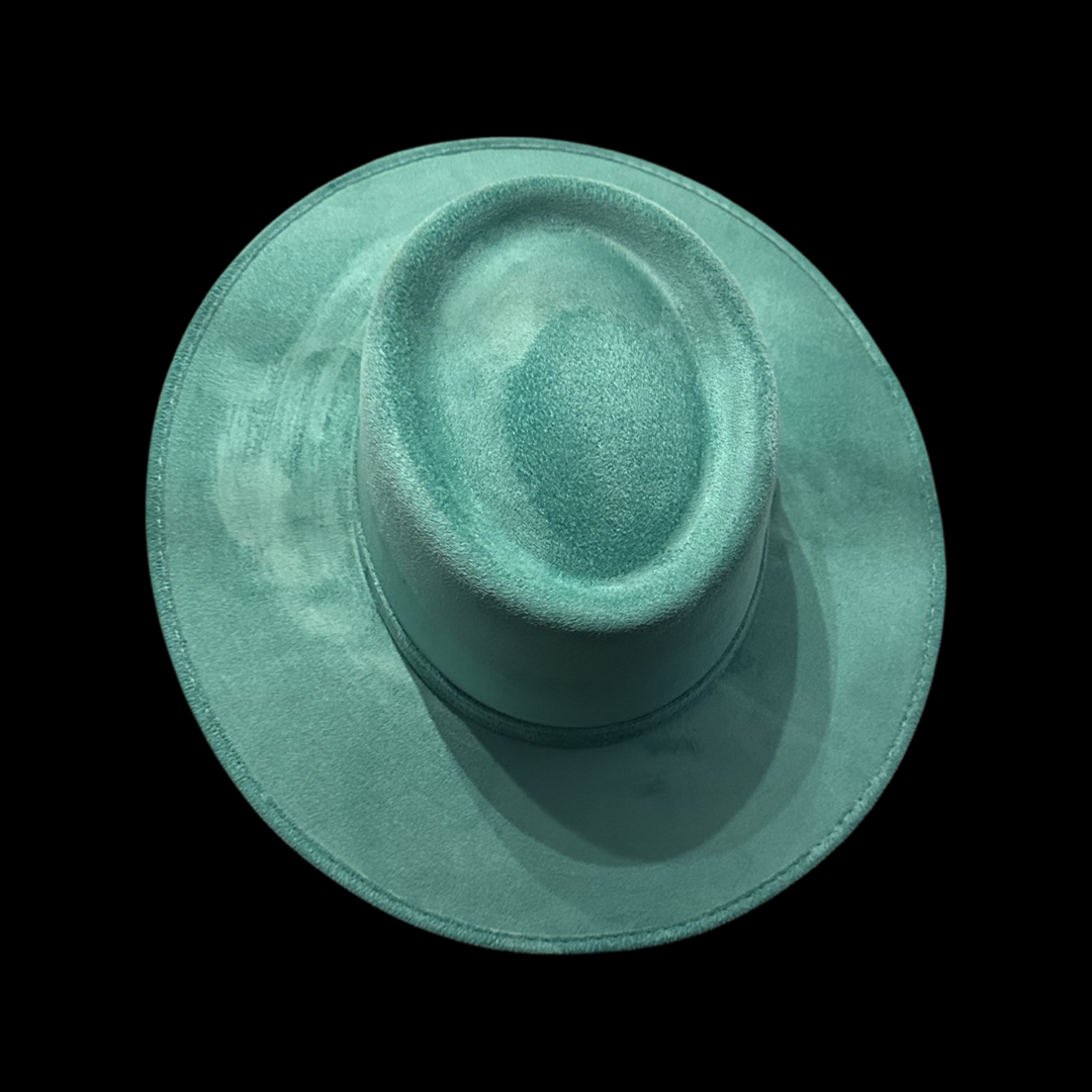 Crown Vegan Suede Flat Brim
