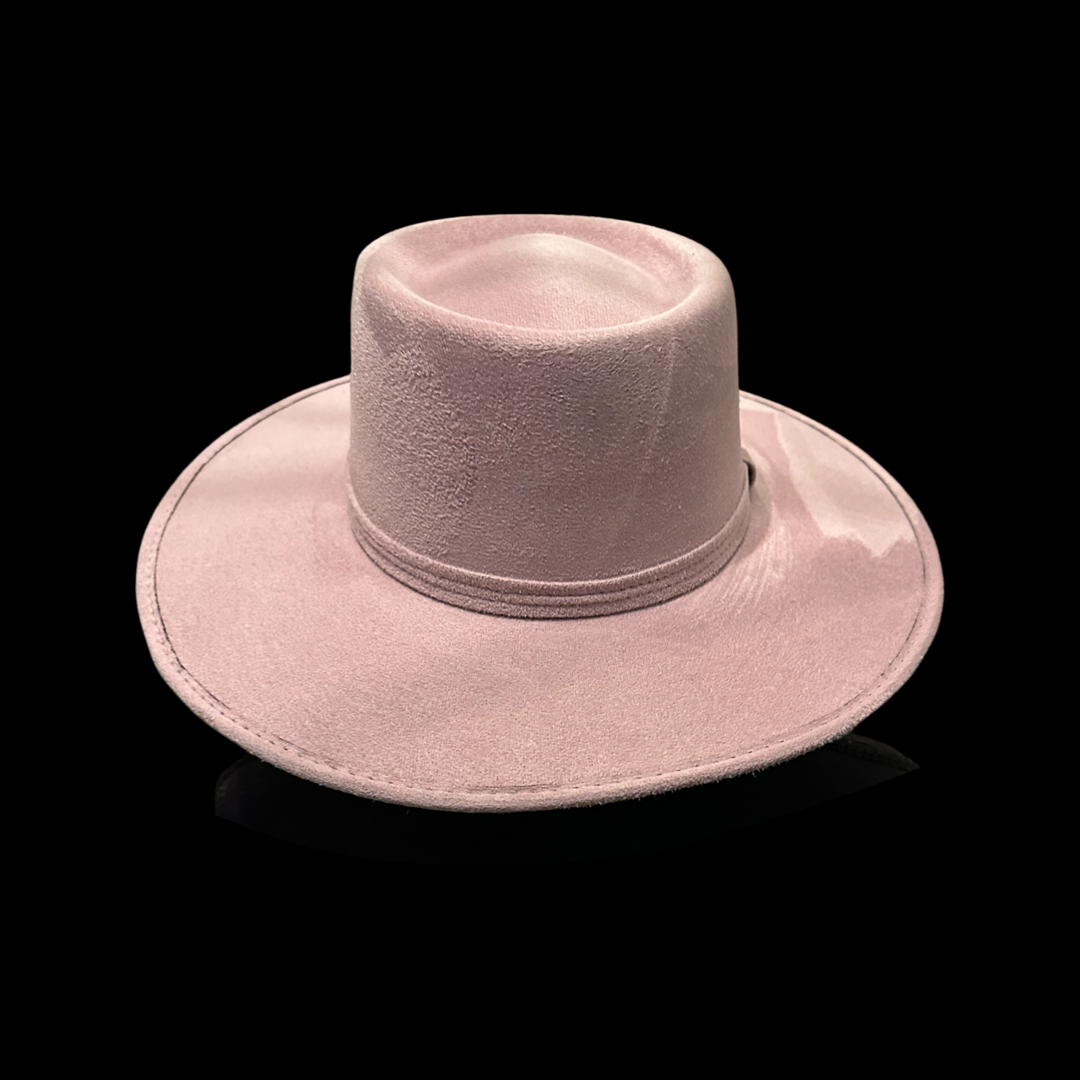 Crown Vegan Suede Flat Brim