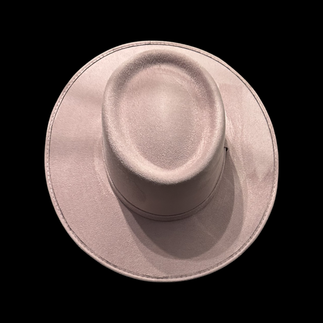 Crown Vegan Suede Flat Brim