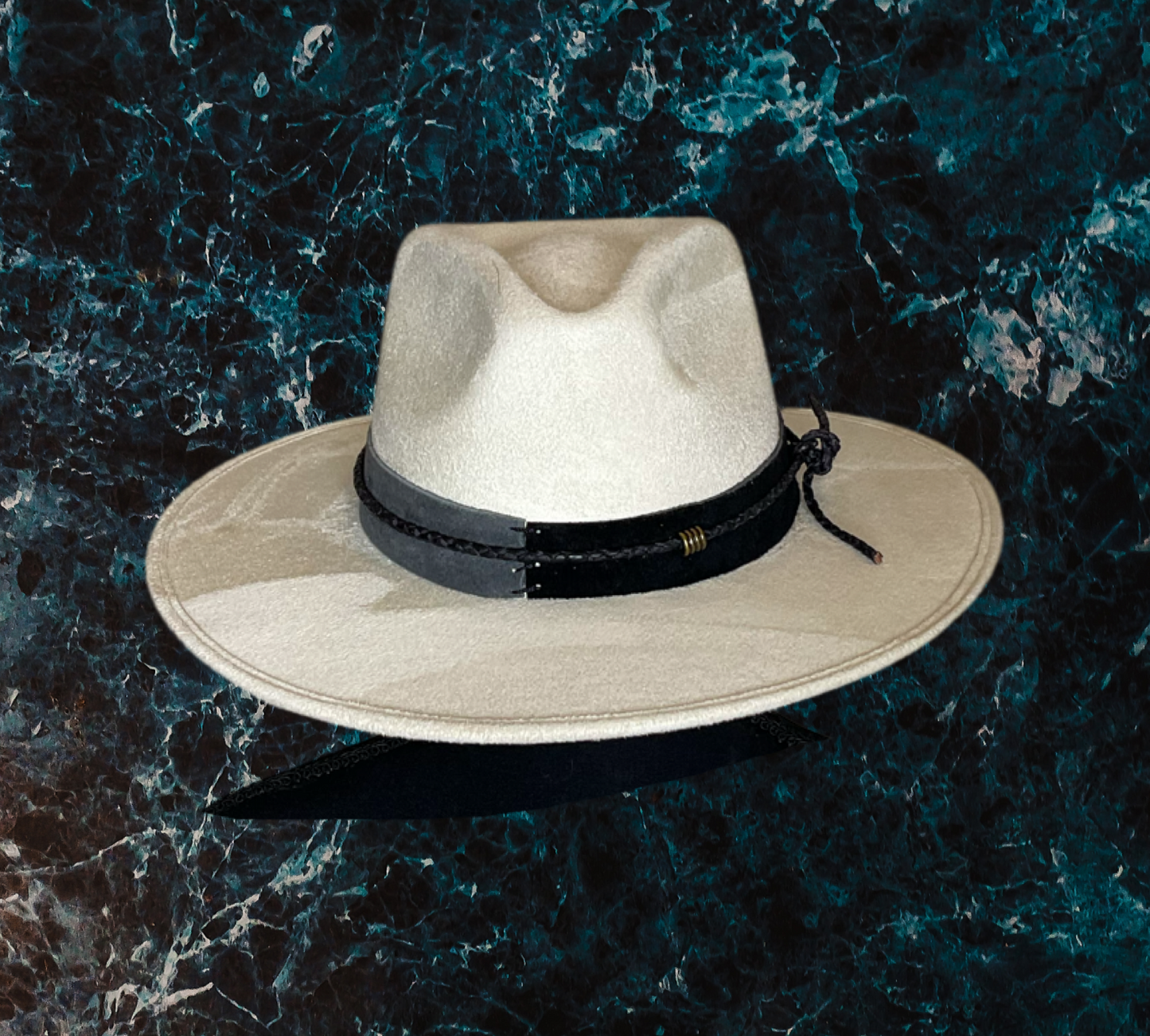 Suede band Fedora