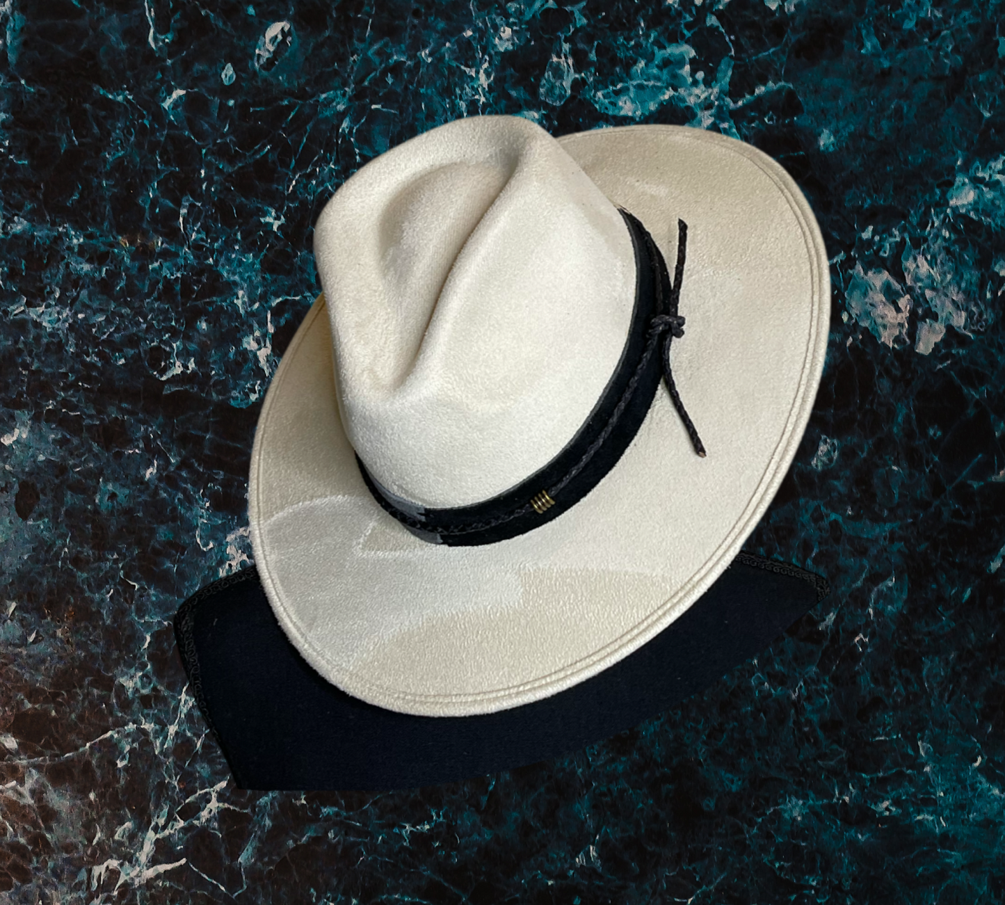 Suede band Fedora