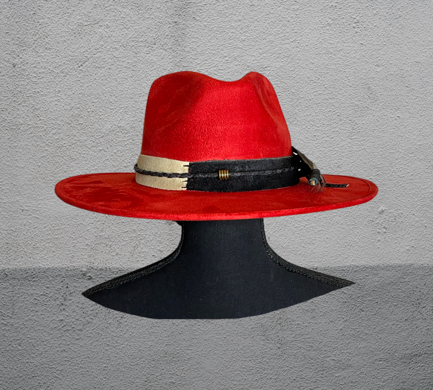 Suede band Fedora