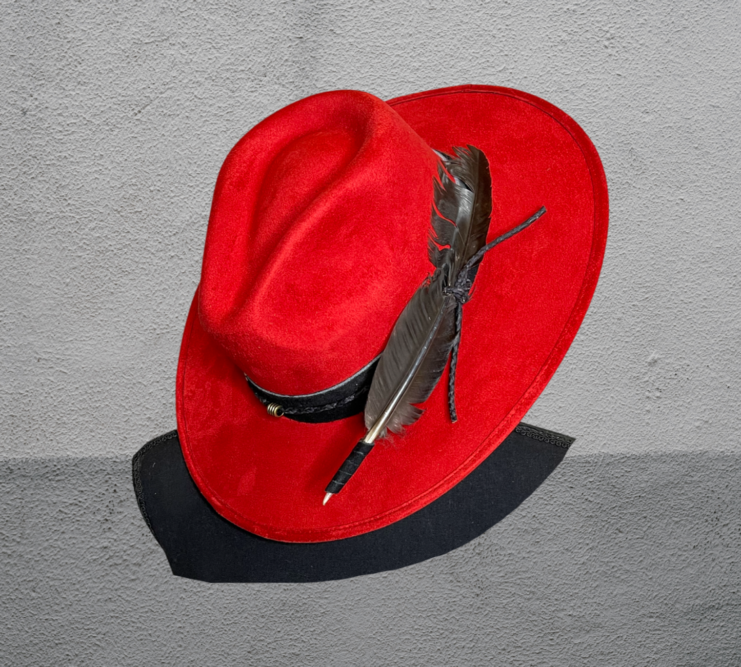 Suede band Fedora