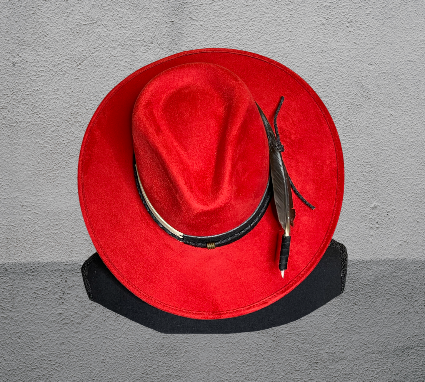 Suede band Fedora