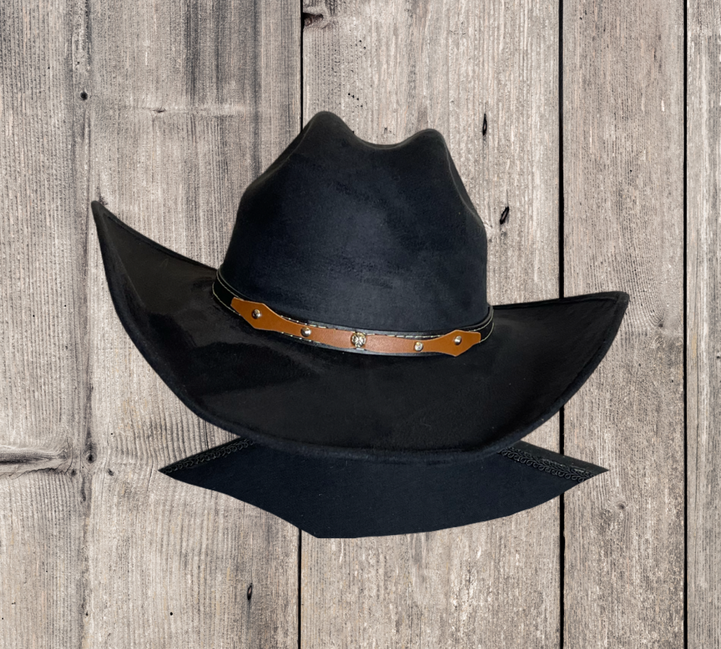 Chihuahua Cowboy Vegan Suede Hat