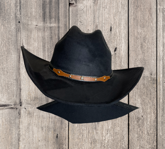 Chihuahua Cowboy Vegan Suede Hat