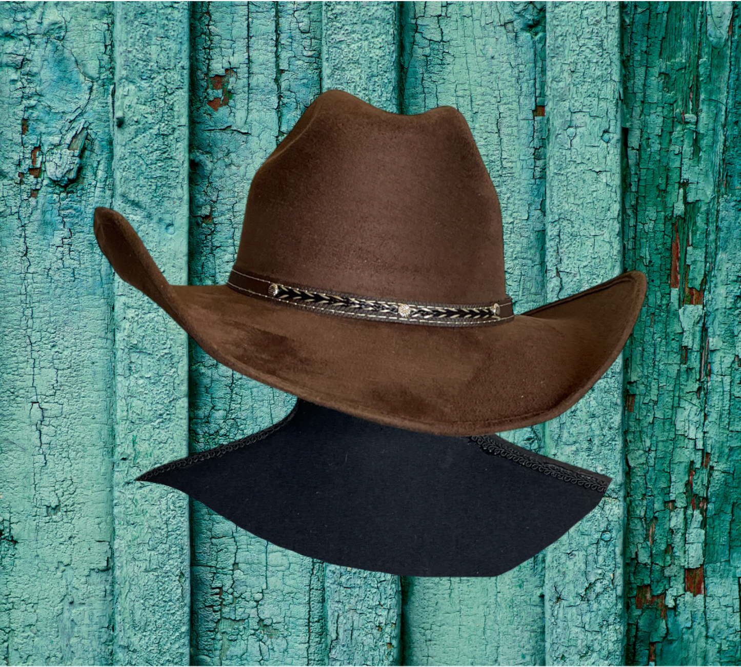 Chihuahua Cowboy Vegan Suede Hat