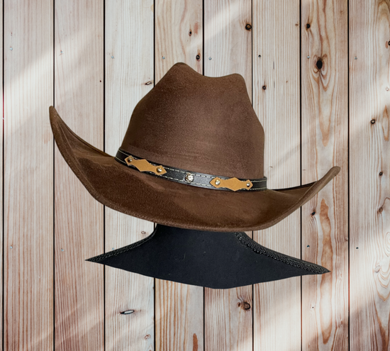 Chihuahua Cowboy Vegan Suede Hat