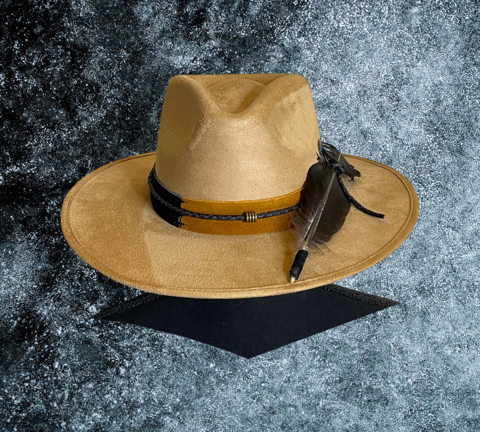 Suede band Fedora