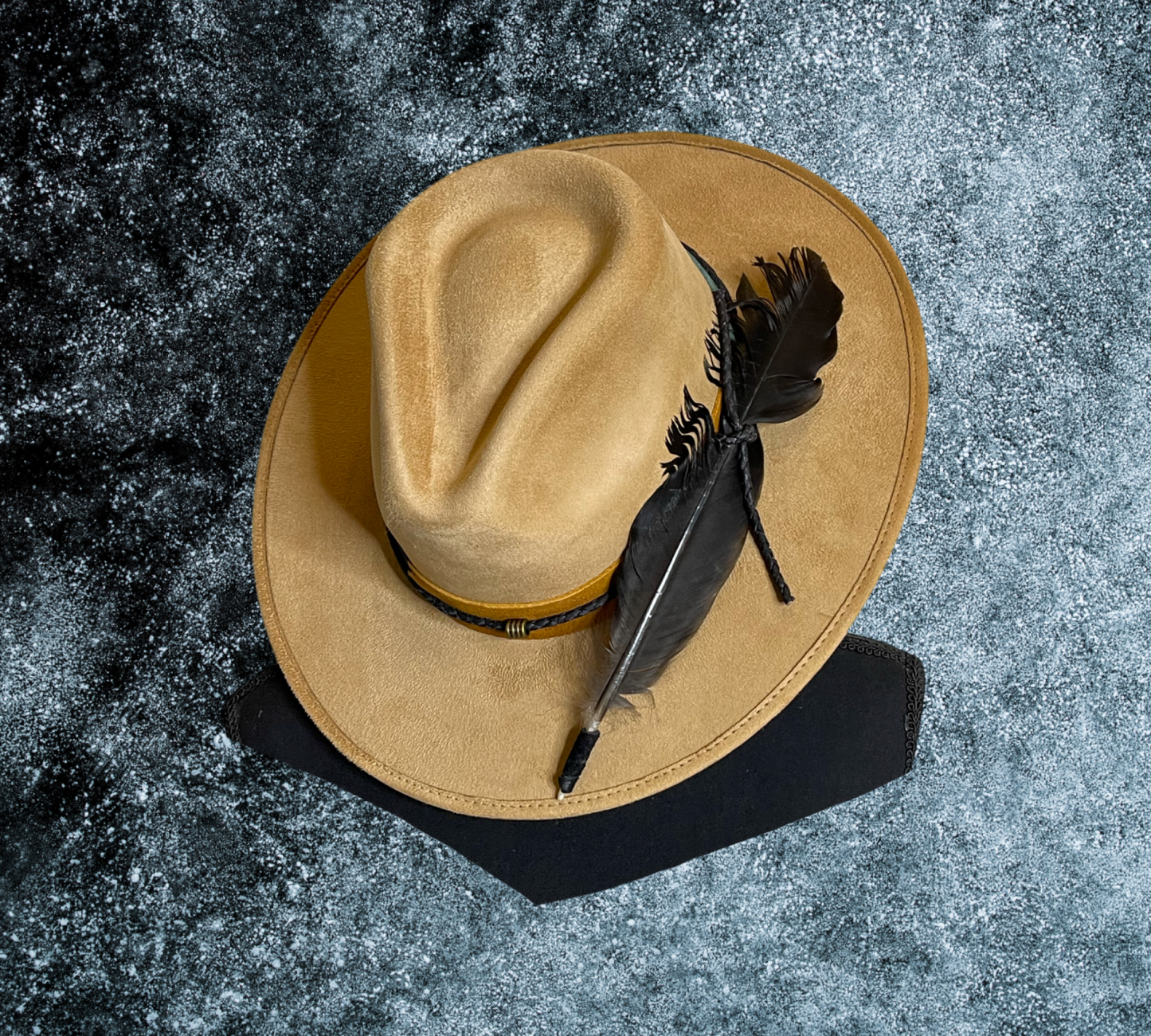 Suede band Fedora
