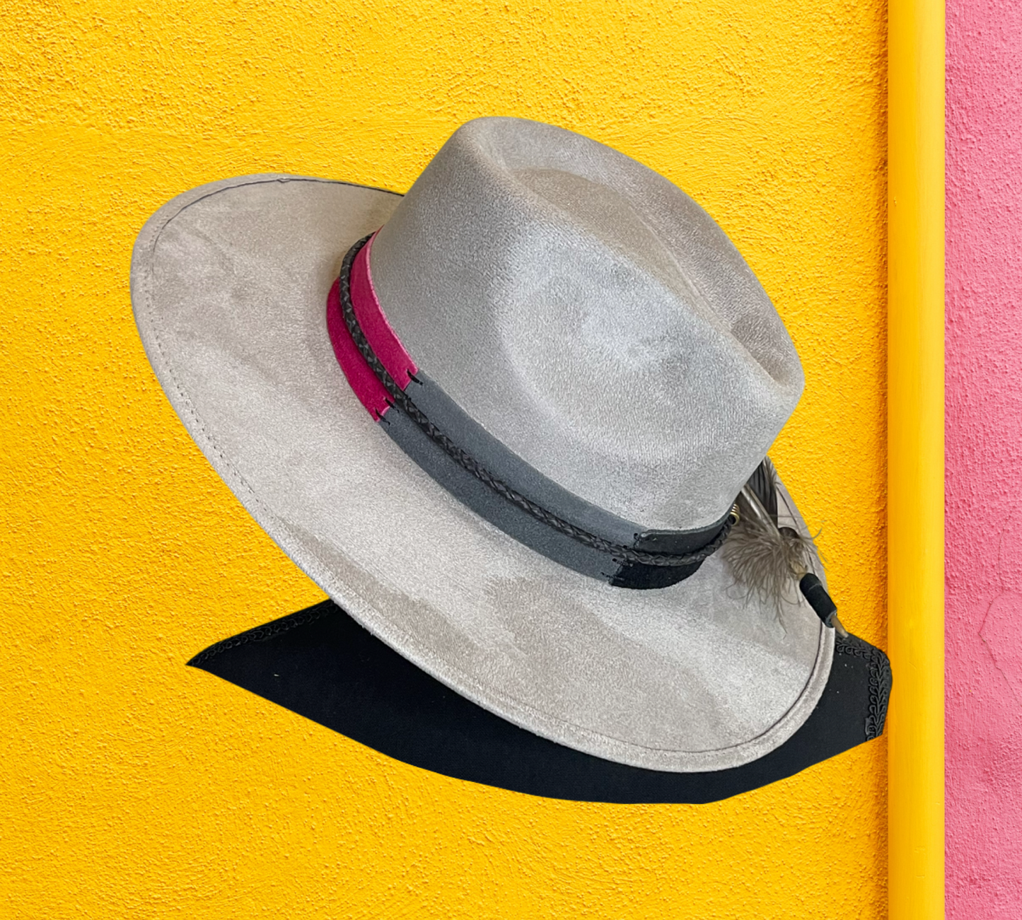 Suede band Fedora