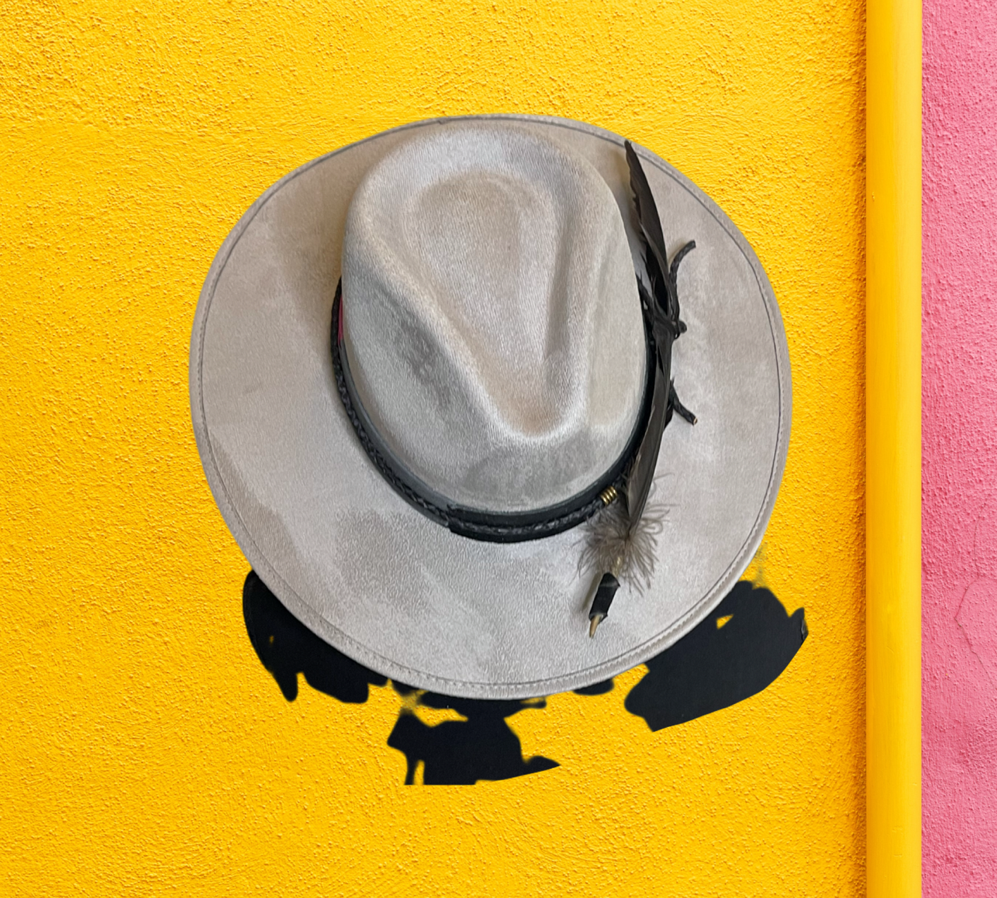 Suede band Fedora