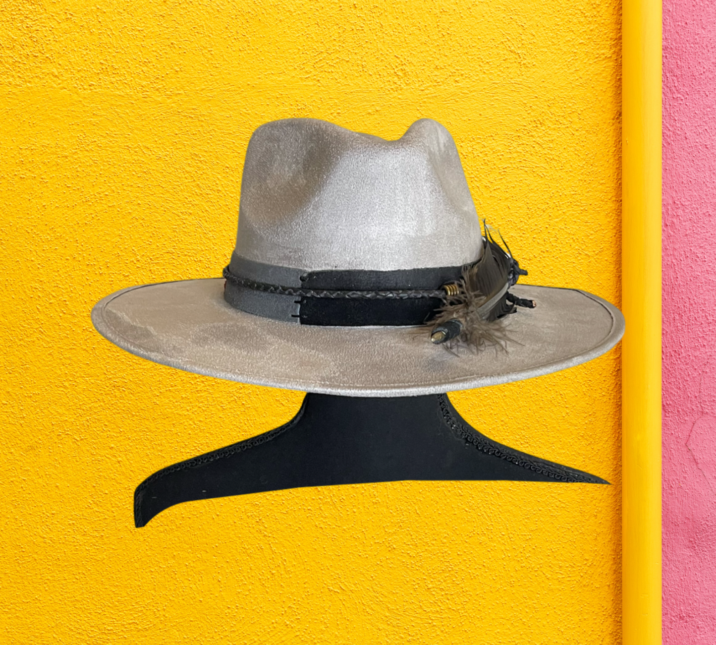 Suede band Fedora