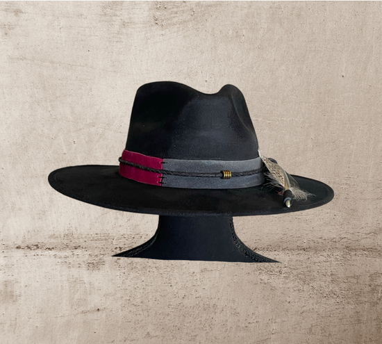 Suede band Fedora