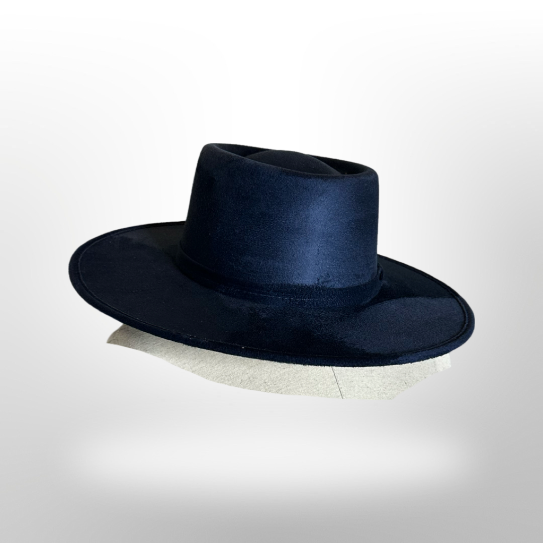 Crown Vegan Suede Flat Brim