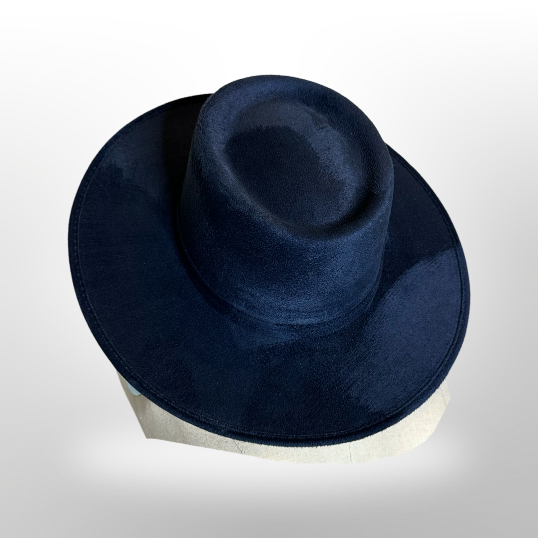 Crown Vegan Suede Flat Brim