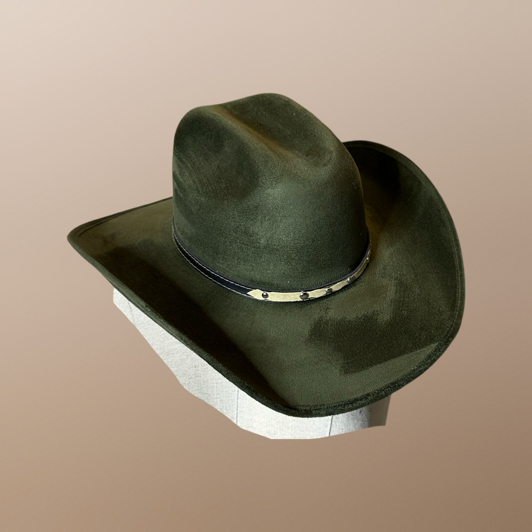 Chihuahua Cowboy Vegan Suede Hat