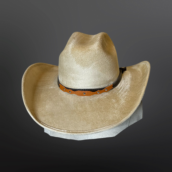Chihuahua Cowboy Vegan Suede Hat
