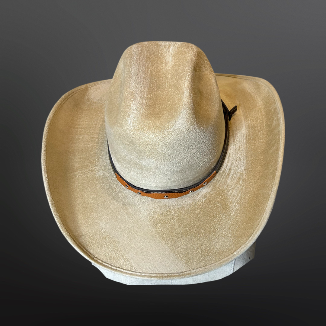 Chihuahua Cowboy Vegan Suede Hat