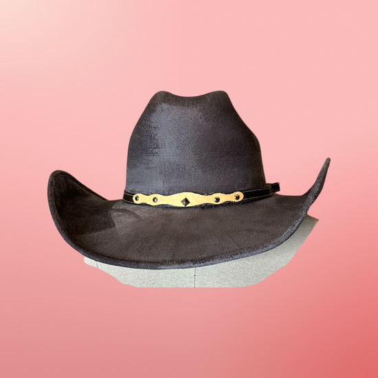 Chihuahua Cowboy Vegan Suede Hat
