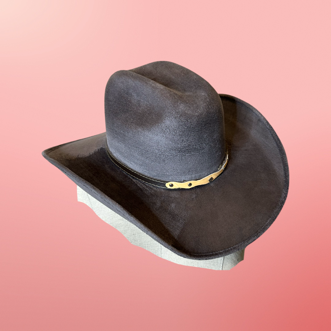 Chihuahua Cowboy Vegan Suede Hat