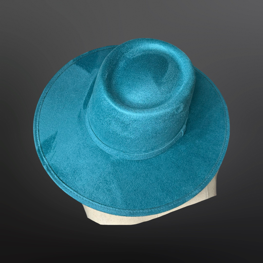 Crown Vegan Suede Flat Brim