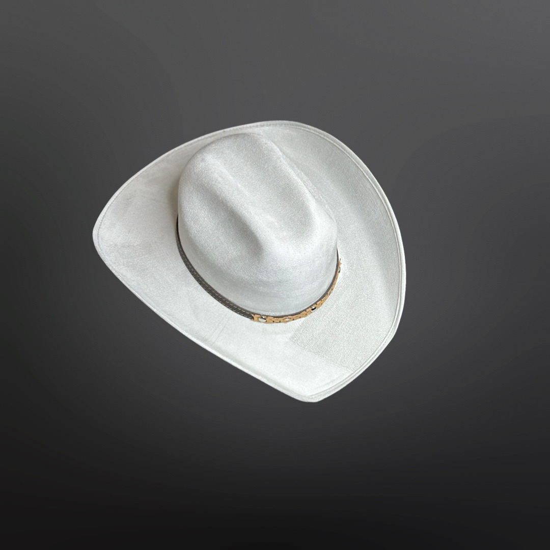 Chihuahua Cowboy Vegan Suede Hat