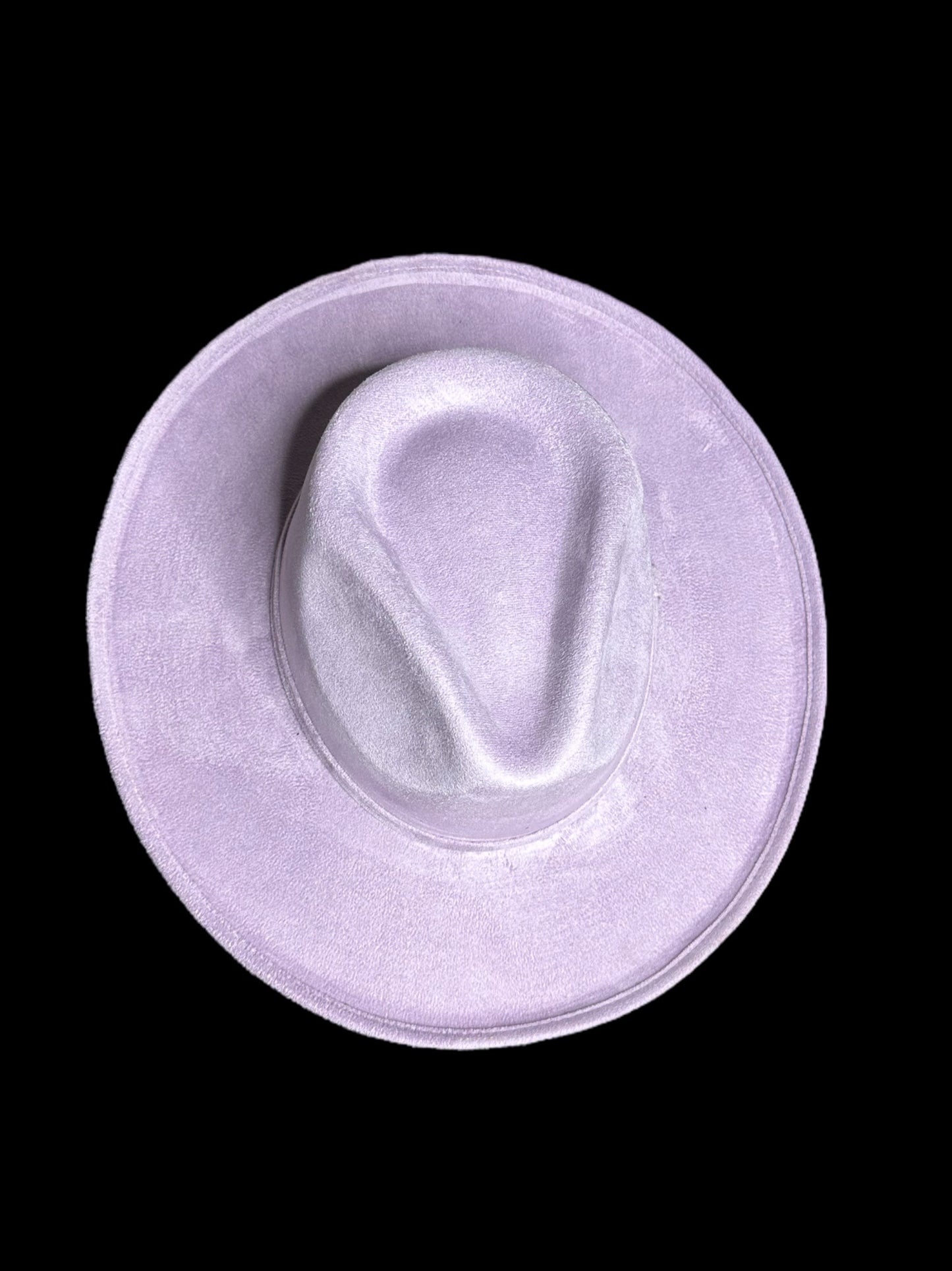 Rolled Brim Vegan Suede Rancher