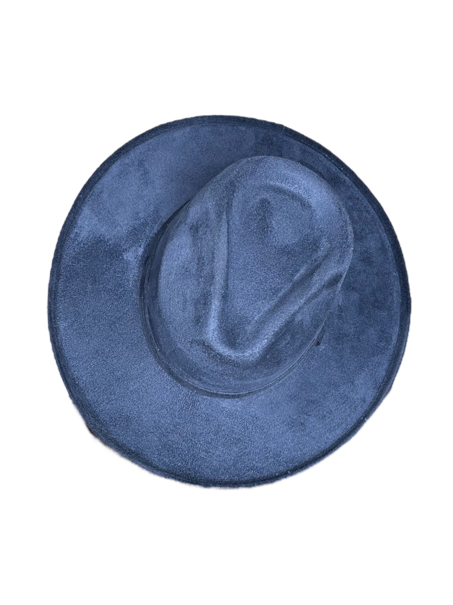 Rolled Brim Vegan Suede Rancher