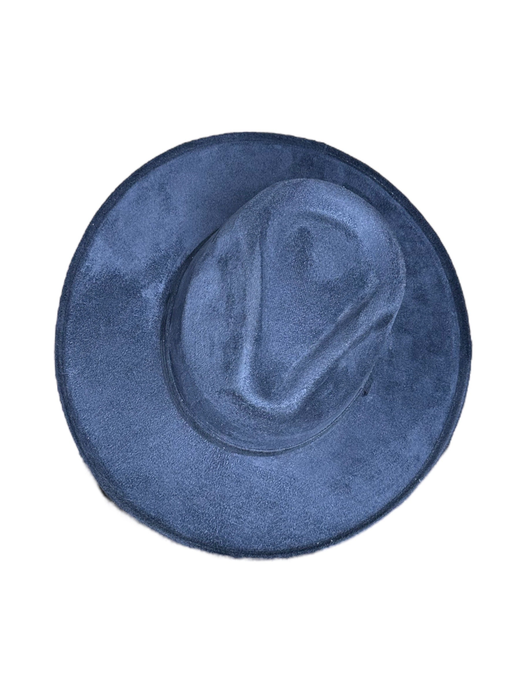 Rolled Brim Vegan Suede Rancher