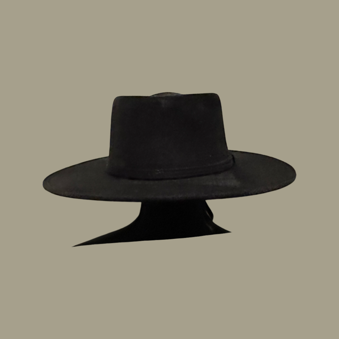 Crown Vegan Suede Flat Brim